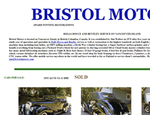 Tablet Screenshot of bristolmotors.com